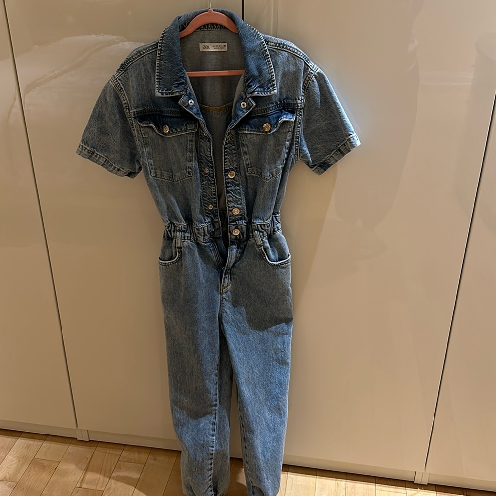 Zara kids jumpsuit jeans/denim